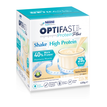 OPTIFAST PROTEIN PLUS SHAKE VANILLA 63G X 10 SACHETS