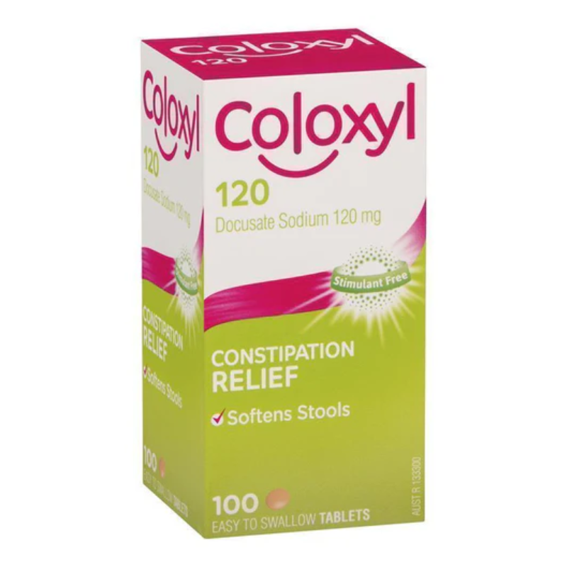 Coloxyl 120mg 100 Tablets Filmcoat