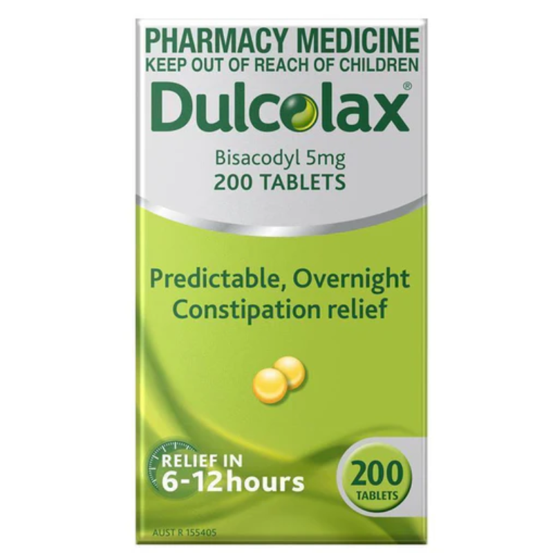 Dulcolax Laxatives 5mg 200 Tablets