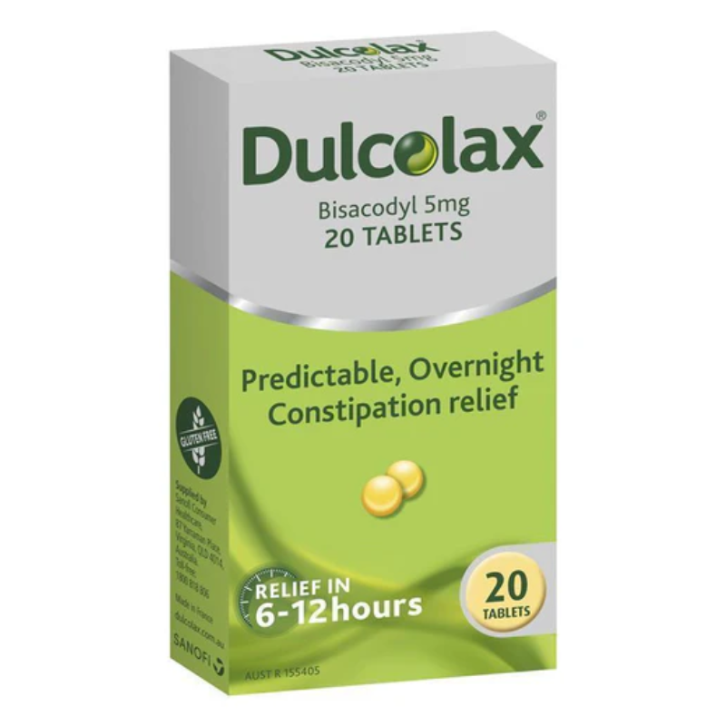 Dulcolax Laxatives 5mg 20 Tablets