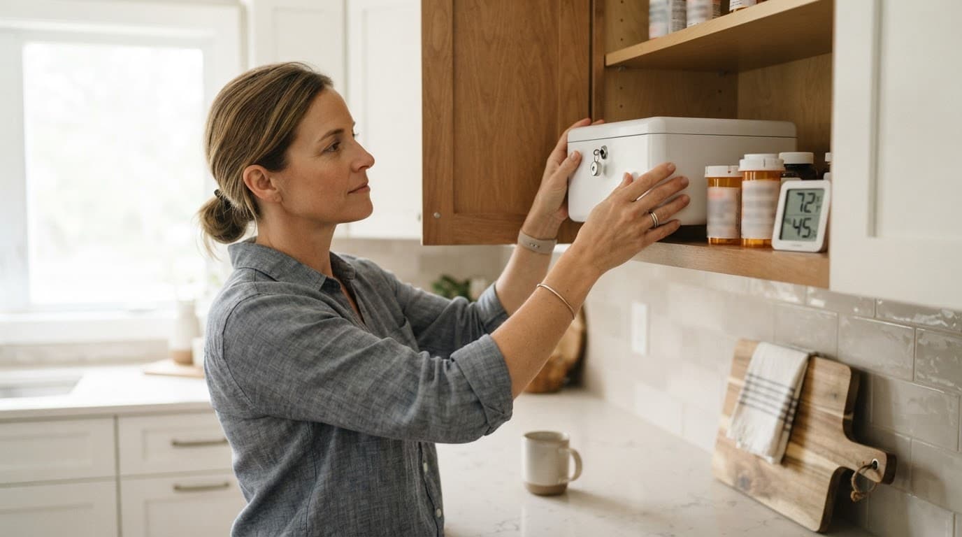 Medication Storage Safety in Bathrooms, Kitchens, and Cars