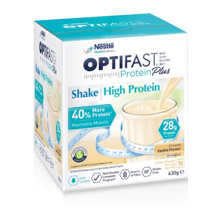 OPTIFAST PROTEIN PLUS SHAKE VANILLA 63G X 10 SACHETS